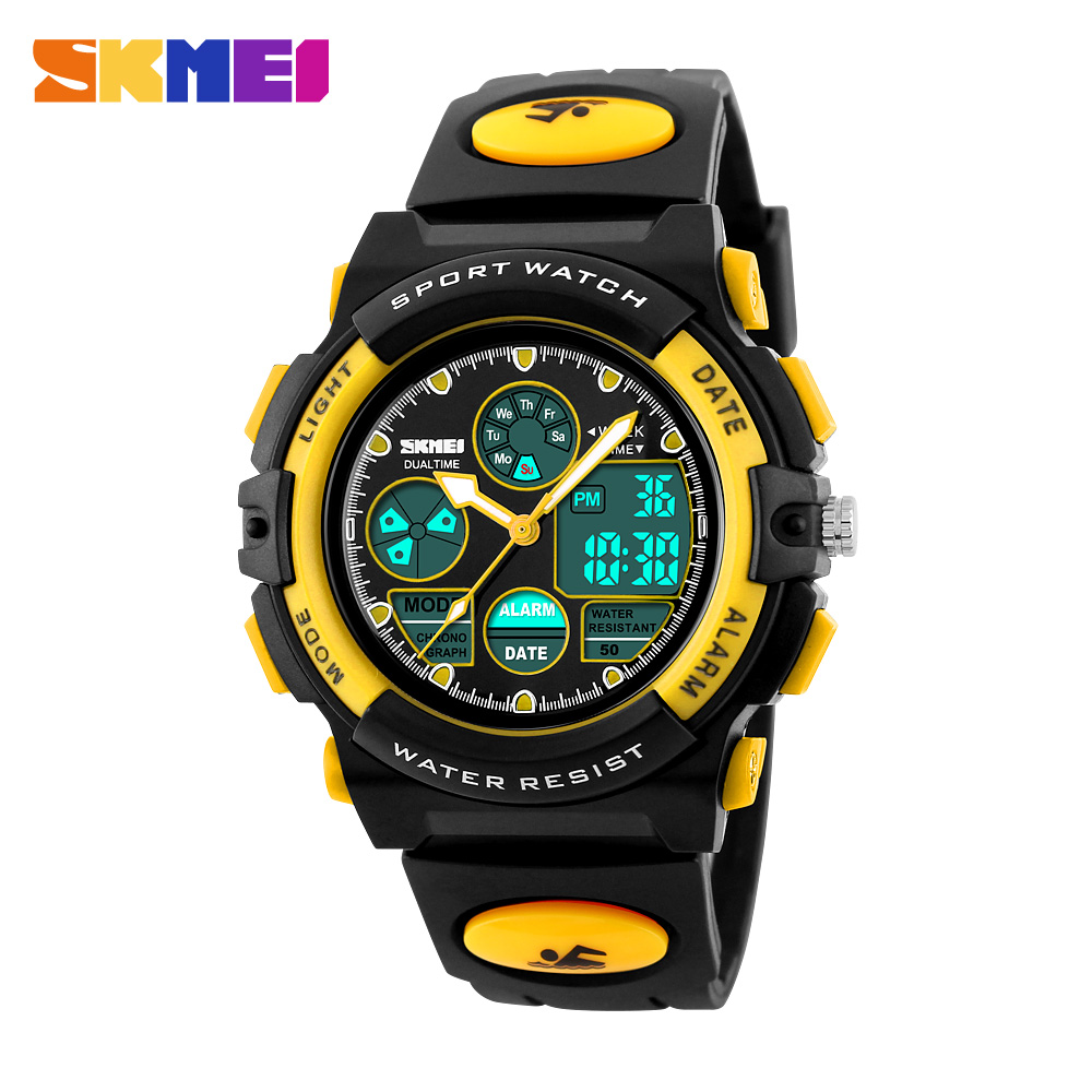 Mô tả Đồng hồ SKMEI 1163 kĩ thuật số chống thấm nước có đèn LED thời trang cho bé trai bé gái - 3