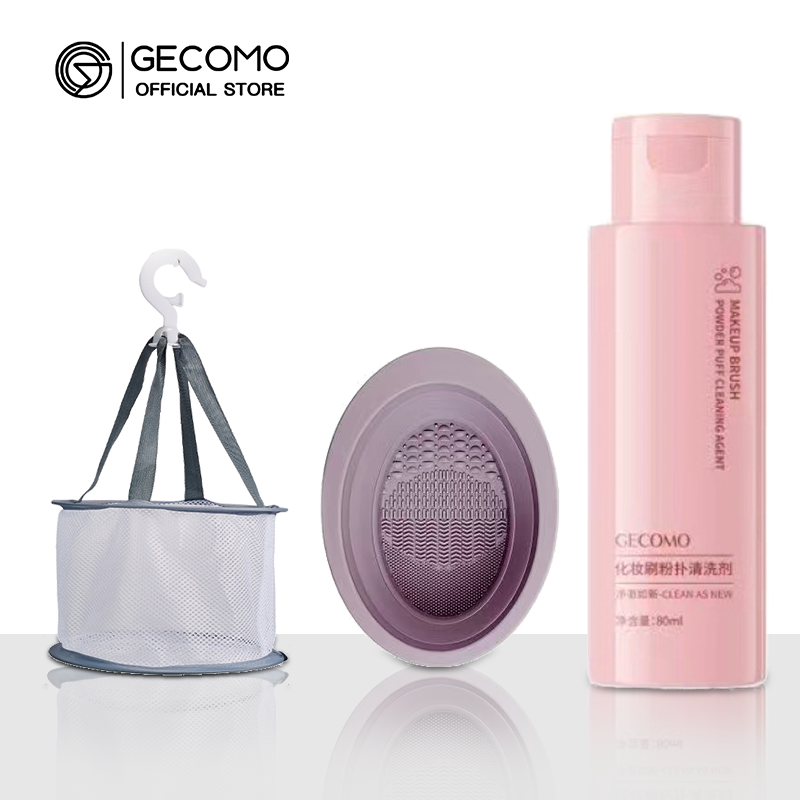 Mô tả Hộp Mút Vệ Sinh Cọ Trang Điểm 80ml Thương Hiệu GECOMO - 11