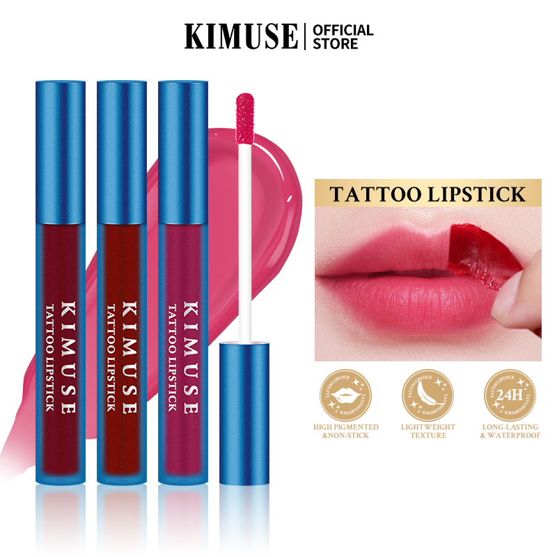 Mô tả Son xăm KIMUSE dạng lột kháng nước và lâu trôi - 1