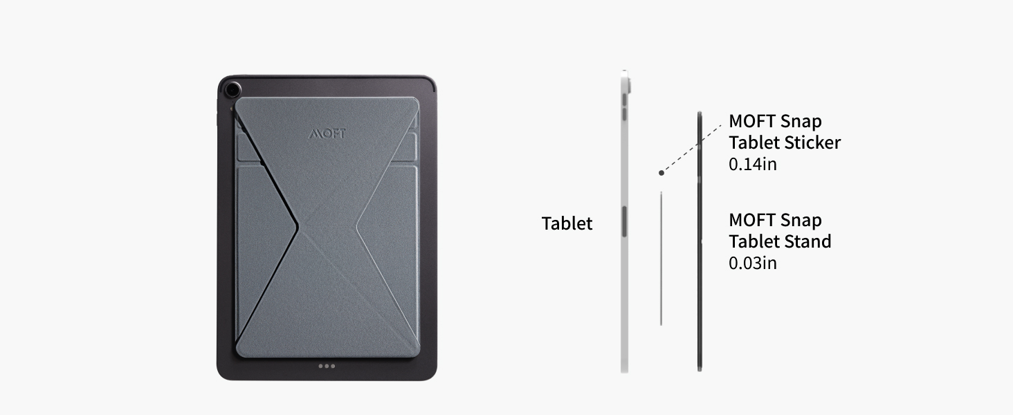 Mô tả MOFT SnapTablet Stand Giá đỡ máy tính bảng  có thể tháo rời với bàn phím ma thuật điều chỉnh siêu mỏng - 6