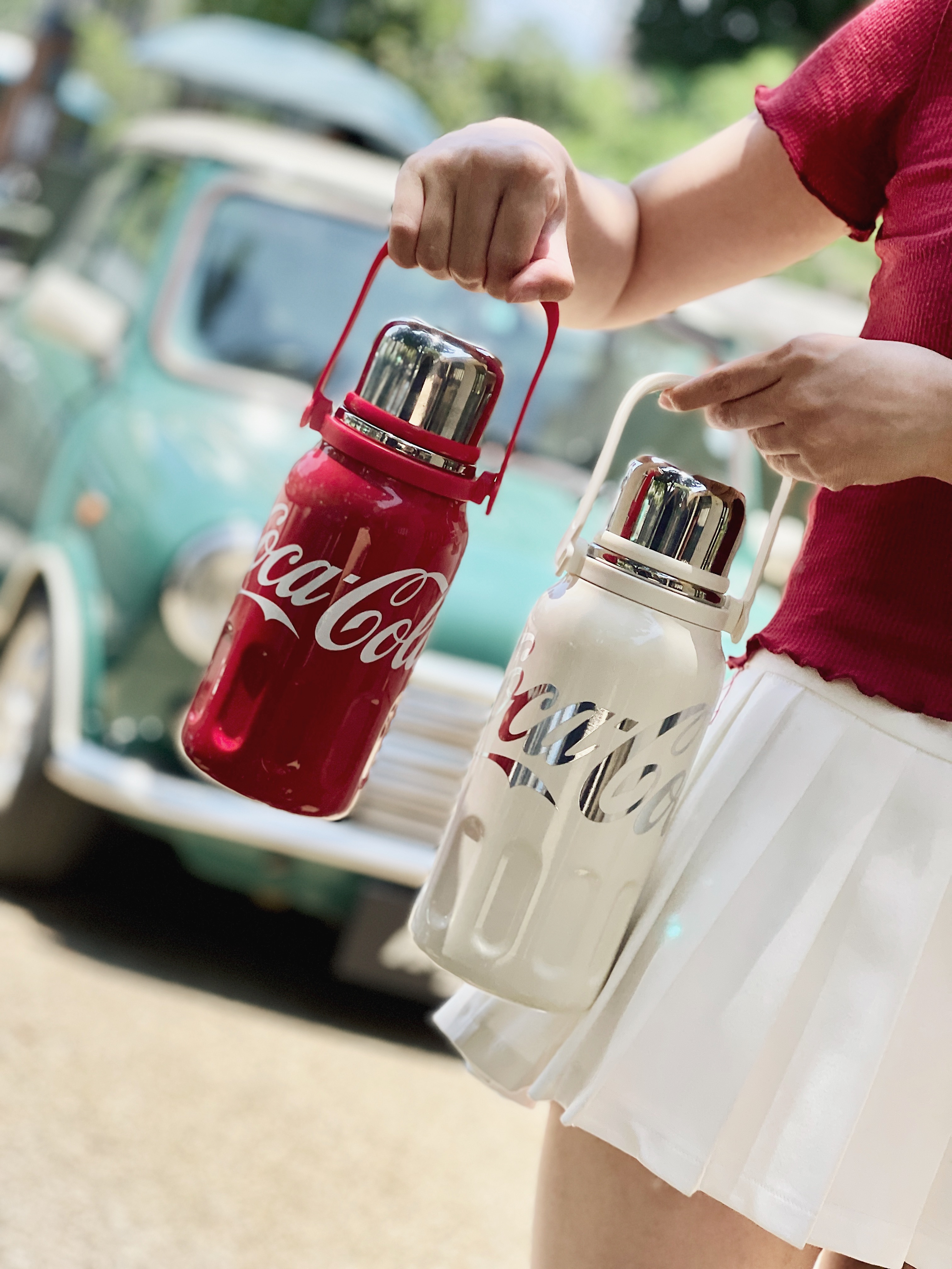 Mô tả Cốc Cách Nhiệt Bằng Thép Không Gỉ 316 800 / 1200ML Có Đồ Lọc Trà Coca Cola Chính Hãng germ - 1