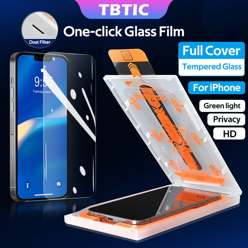 Mô tả Kính cường lực TBTIC thích hợp cho iphone 15 14 plus 13 12 11 pro x xs max xr kèm dụng cụ sửa chữa - 1