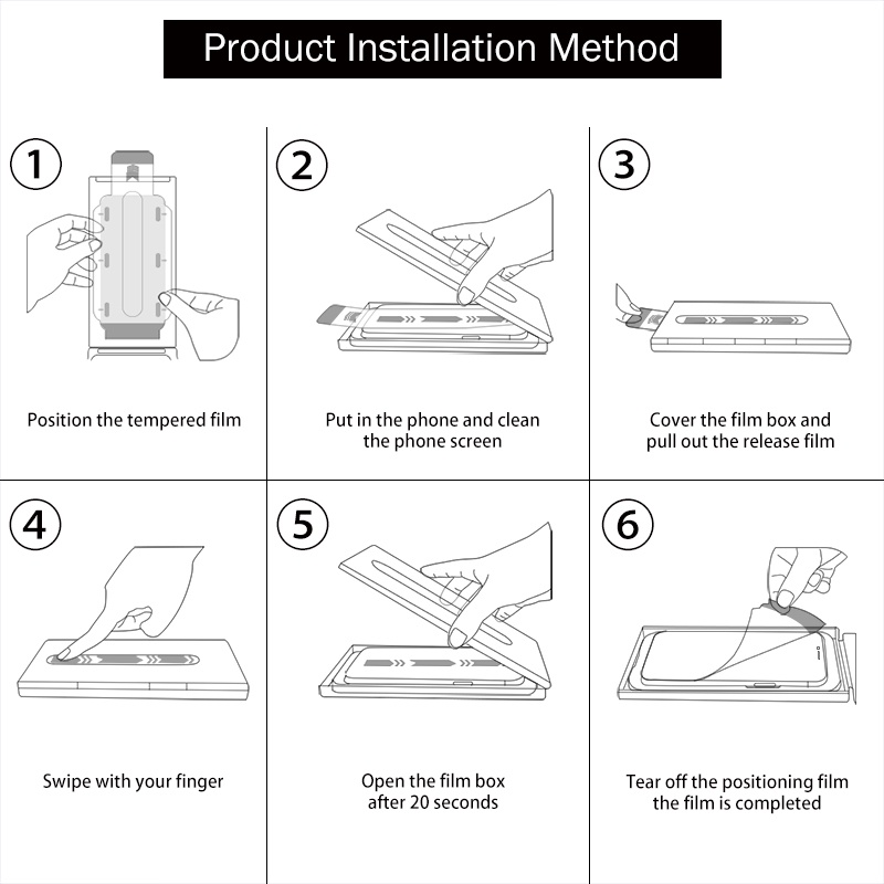 Mô tả Kính cường lực TBTIC thích hợp cho iphone 15 14 plus 13 12 11 pro x xs max xr kèm dụng cụ sửa chữa - 9
