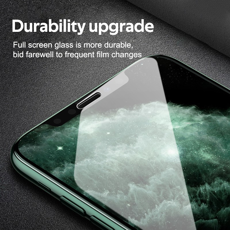 Mô tả Kính cường lực TBTIC Bảo vệ màn hình cho iPhone 16 15 14 13 12 11 Plus Pro Max Mini SE 2020 X Xs Xr 8 7 6 6s Chống ánh sáng xanh Ánh sáng xanh Bảo hiểm toàn diện - 5
