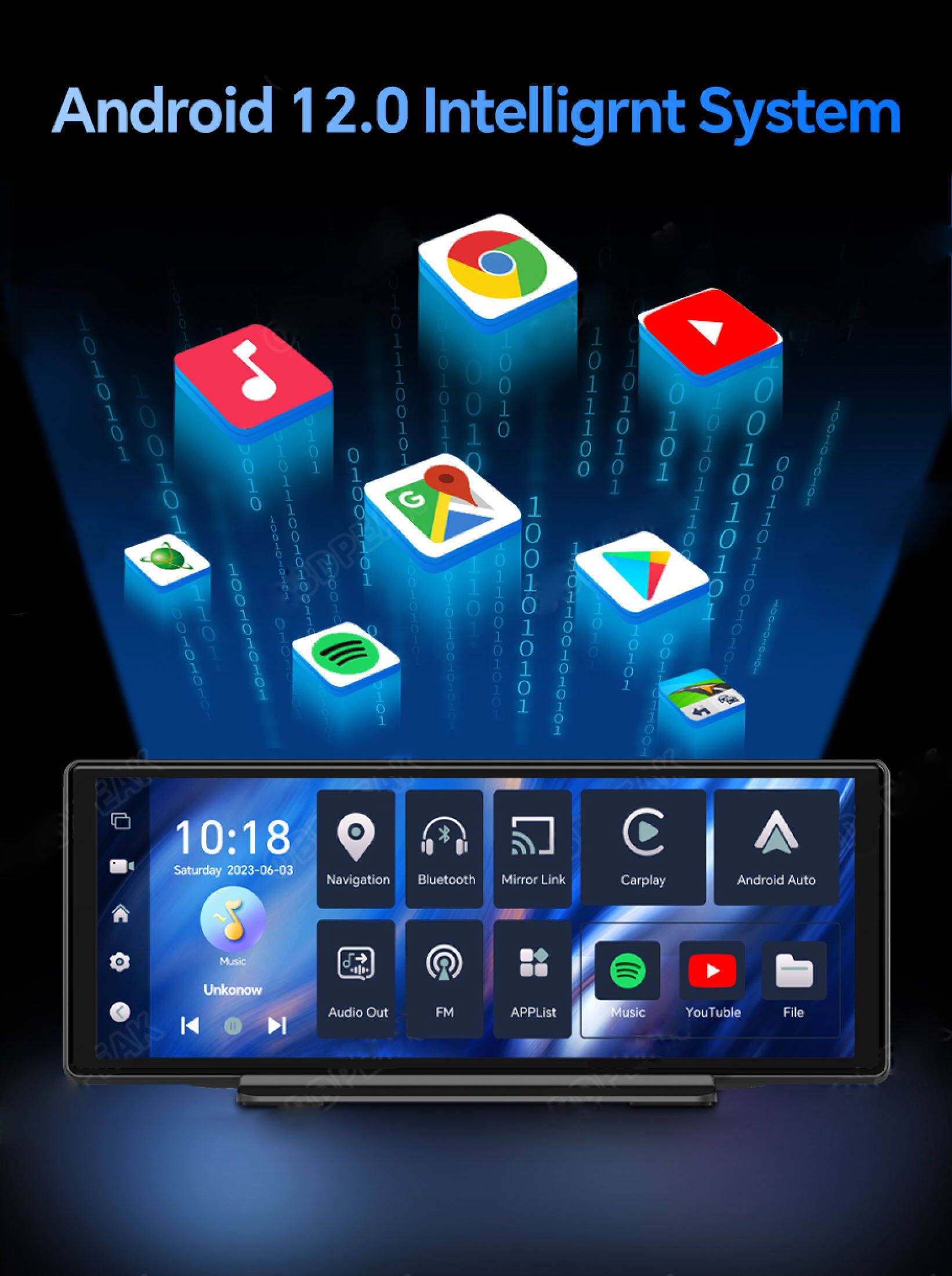 Màn hình cảm ứng IPS 10.26 inch
