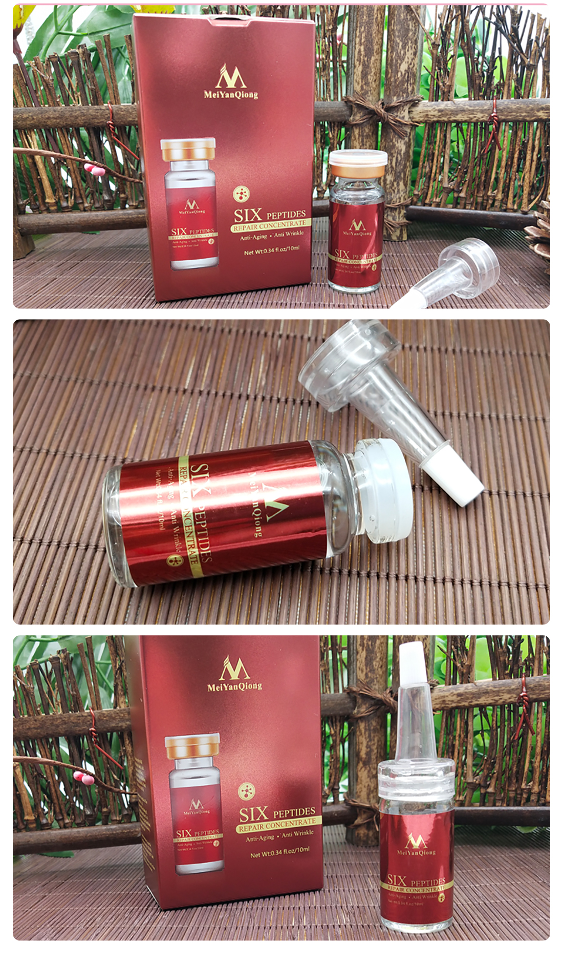 Mô tả MeiYanQiong Serum Dưỡng Da Serum Chăm sóc da huyết thanh Dưỡng da chống nếp nhăn chống lão hóa làm trắng da 10ml - 8