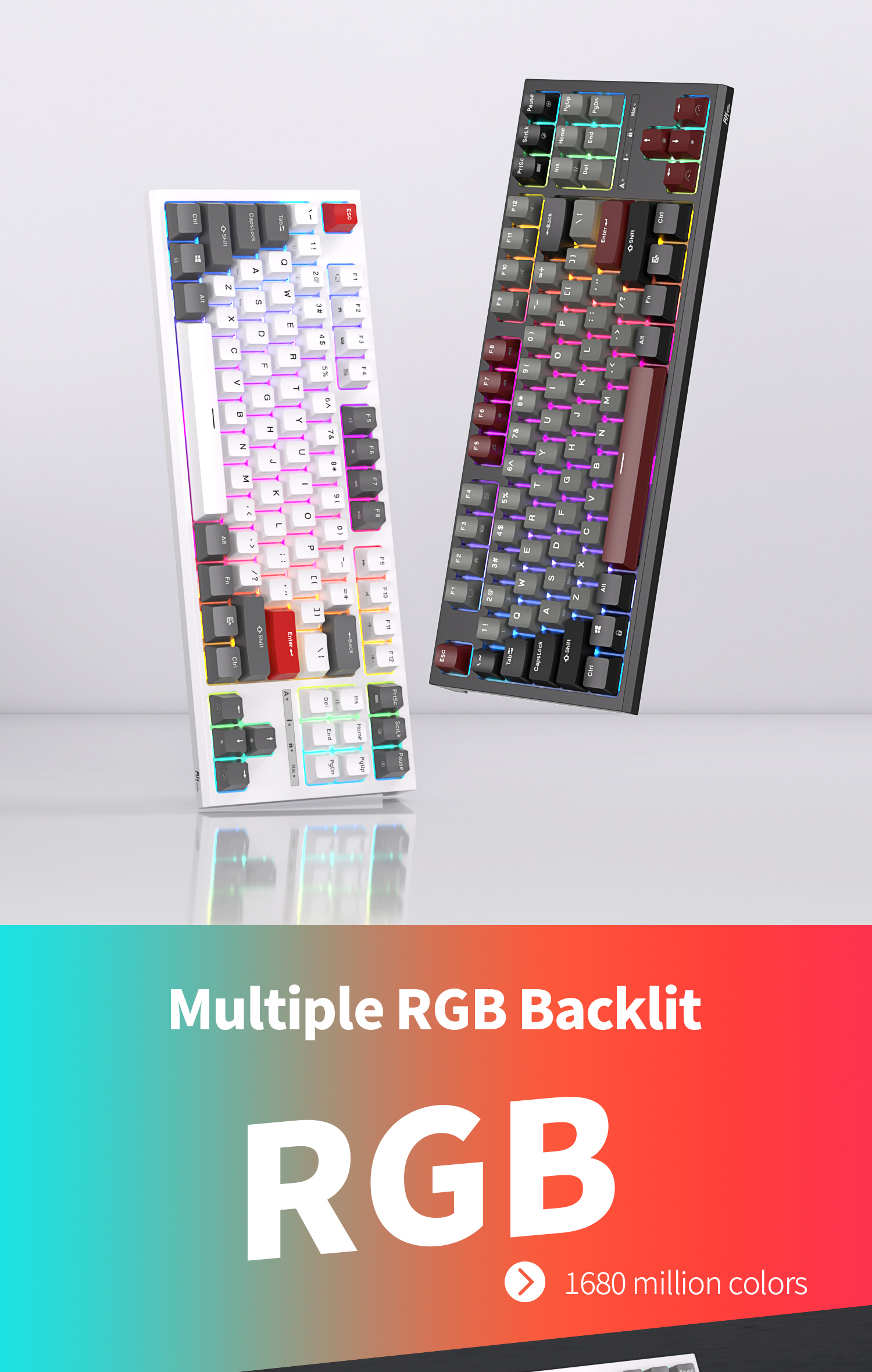 Bàn phím cơ có dây ROYAL KLUDGE RK R87 87 phím chuyên nghiệp có dây ...