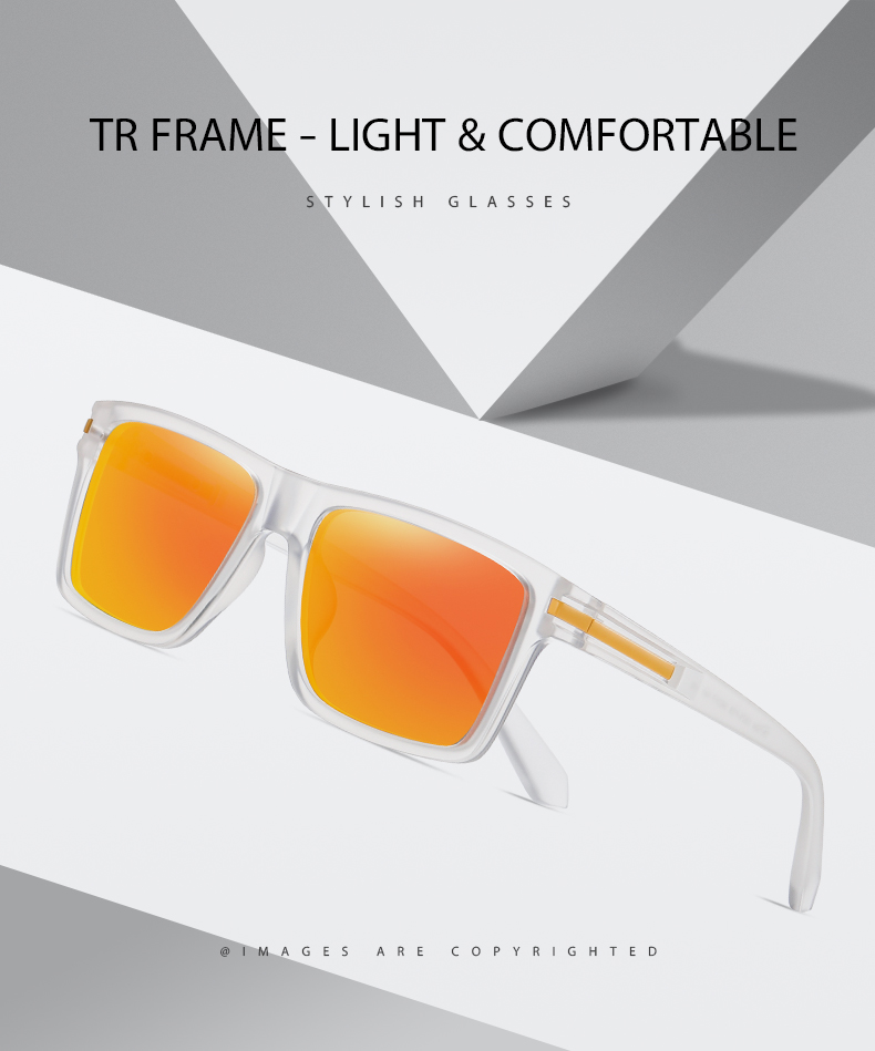 Mô tả Veithdia Kính Mát Phân Cực Siêu Nhẹ Chống Tia uv tr90 Thời Trang Cho Nam tr7554 - 3
