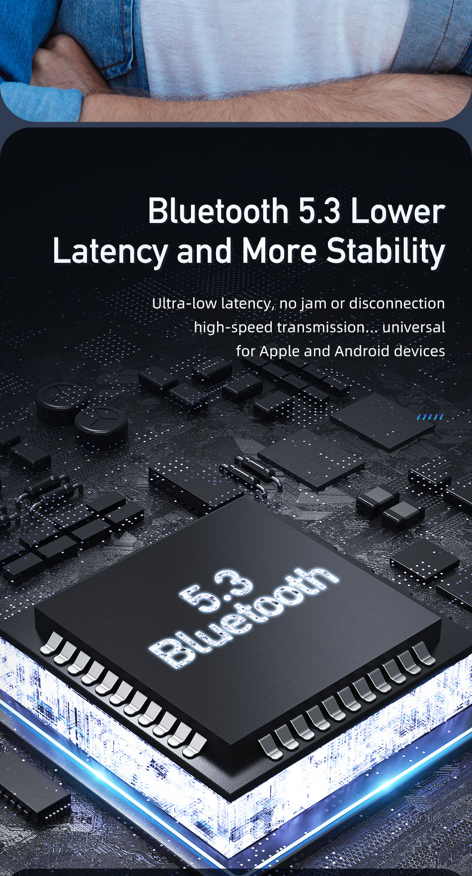Mô tả Tai Nghe Bluetooth Chính Hãng Awei T1 Pro TWS Không Dây Chống Nước IPX6 có Mic HD Pin Trâu - 5