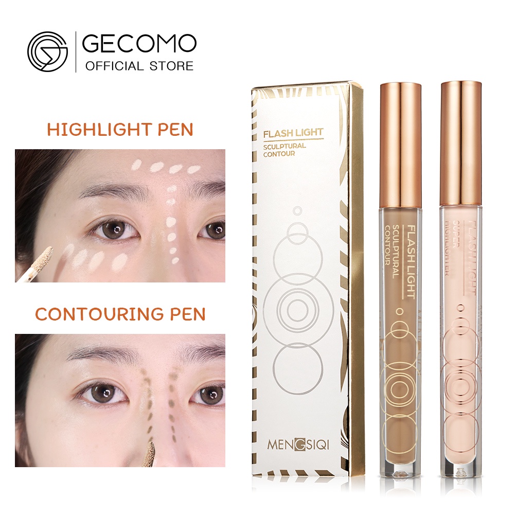 Mô tả Bút Che Khuyết Điểm GECOMO Có Độ Bóng Cao Giúp Tạo Khối Cho Khuôn Mặt - 1