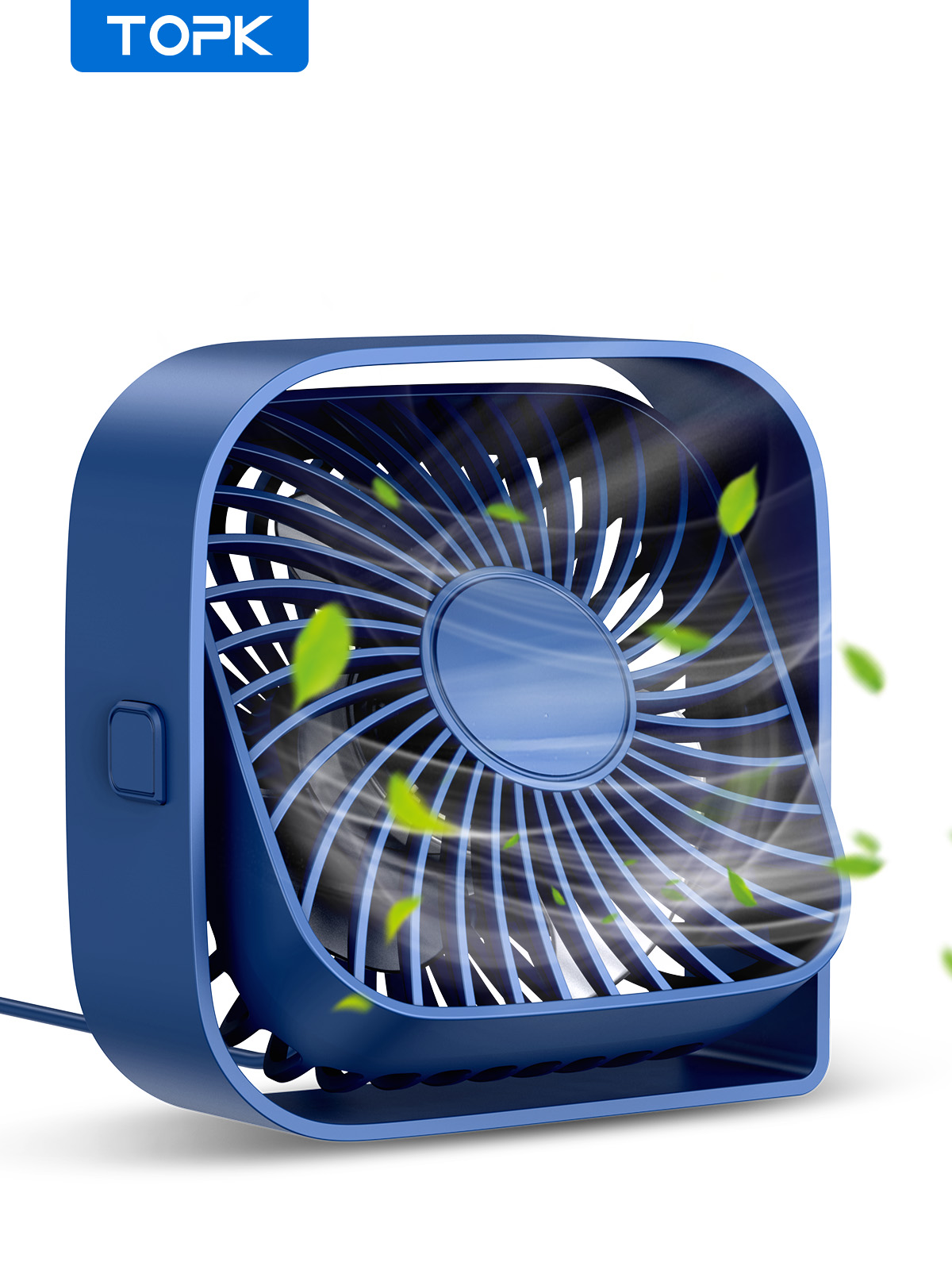 Mô tả Quạt mini để bàn TOPK K50 có thể điều chỉnh cho học sinh/văn phòng - 1