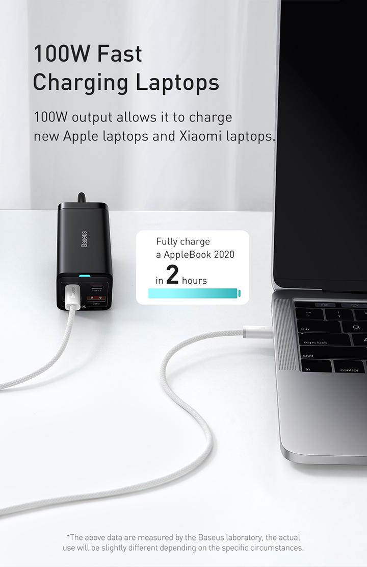 Mô tả Dây cáp sạc nhanh PD Baseus 100W từ Type-C sang Type-C tiện dụng cho Phone 15 Macbook Pro iPad Xiaomi Samsung - 5