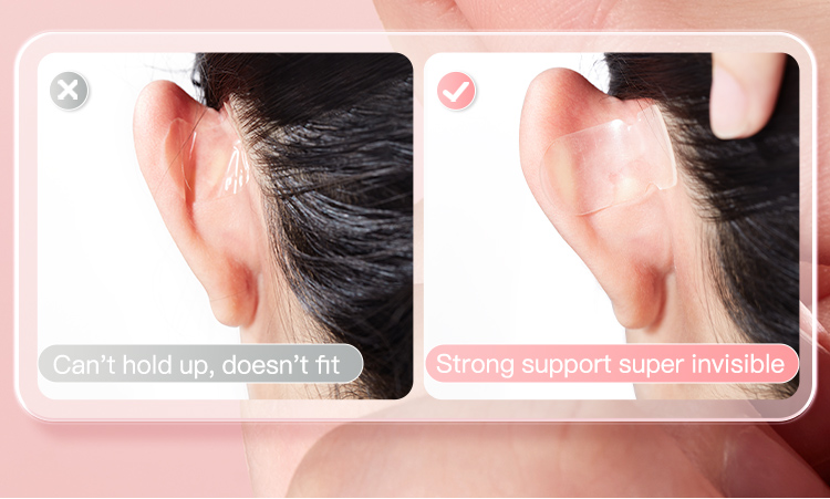 Mô tả Gecomo Set 3 Cặp Miếng Dán Cố Định Tai elf Có Thể Tái Sử Dụng - 7