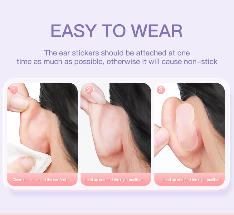 Mô tả Gecomo Set 3 Cặp Miếng Dán Cố Định Tai elf Có Thể Tái Sử Dụng - 12