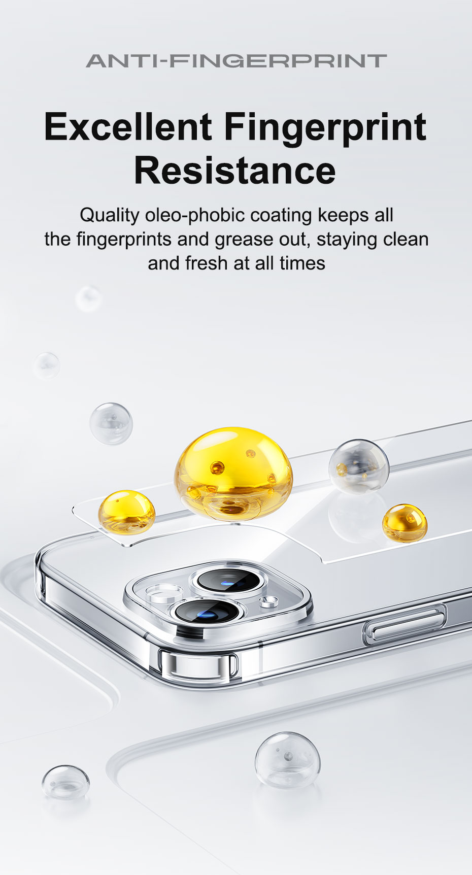 Mô tả Ốp điện thoại Baseus TPU dẻo trong suốt chống sốc bảo vệ camera thích hợp cho iphone 15 promax iphone 15 pro plus - 8