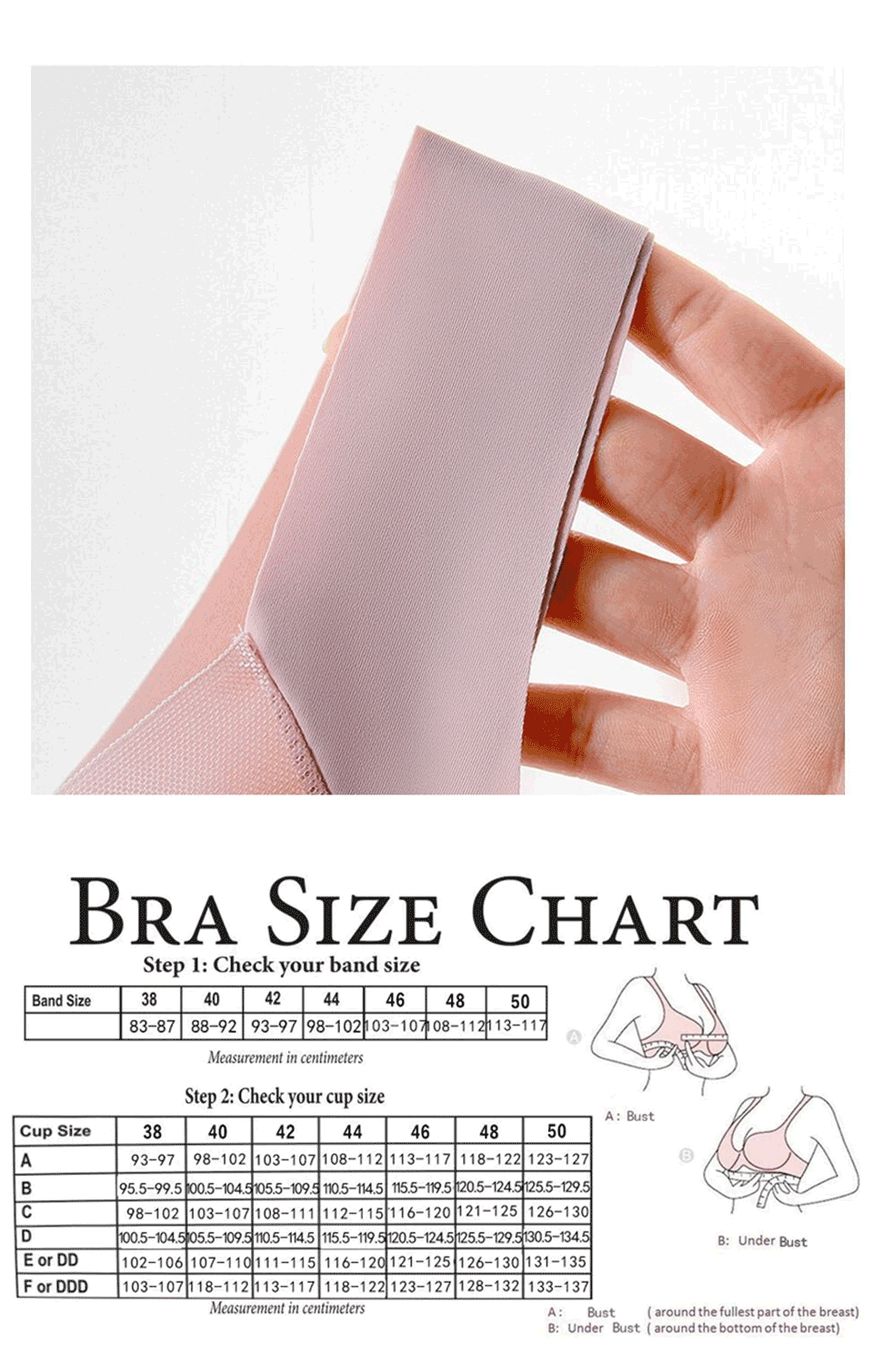 Mô tả Fallsweet Áo Ngực Thể Thao Không Gọng Không Đường May plus size Cho Nữ - 9