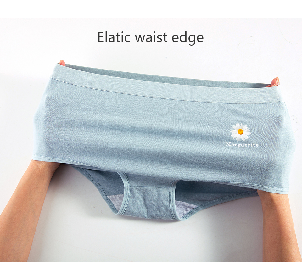 Mô tả Fallsweet 40-100kg Quần Lót cotton Lưng Cao size Lớn Dành Cho Nữ / size m-xxxl - 5