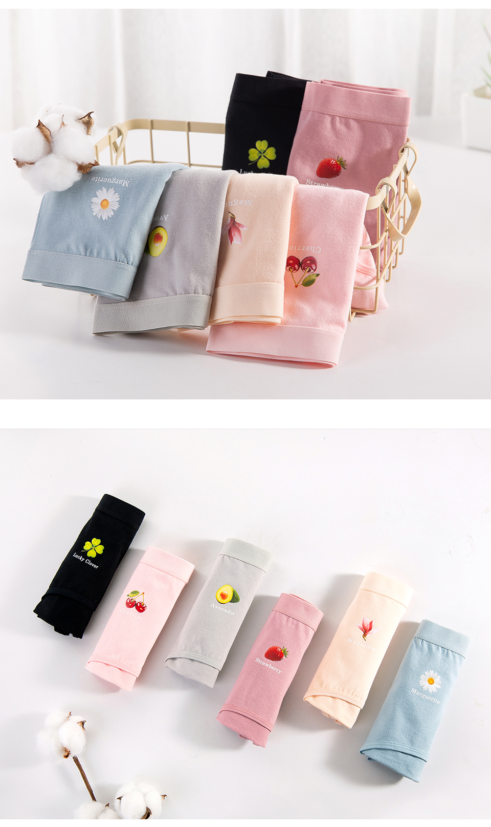 Mô tả Fallsweet 40-100kg Quần Lót cotton Lưng Cao size Lớn Dành Cho Nữ / size m-xxxl - 9