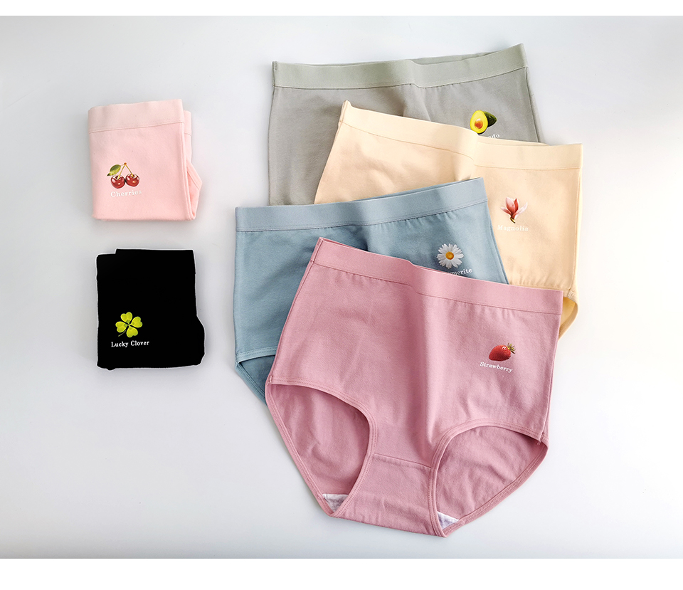 Mô tả Fallsweet 40-100kg Quần Lót cotton Lưng Cao size Lớn Dành Cho Nữ / size m-xxxl - 10