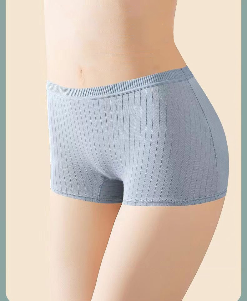 Mô tả Fallsweet Quần Lót Boxer cotton Lưng Vừa Mềm Mại Màu Trơn Chống Liền Mạch Gợi Cảm Cho Nam Và Nữ - 1
