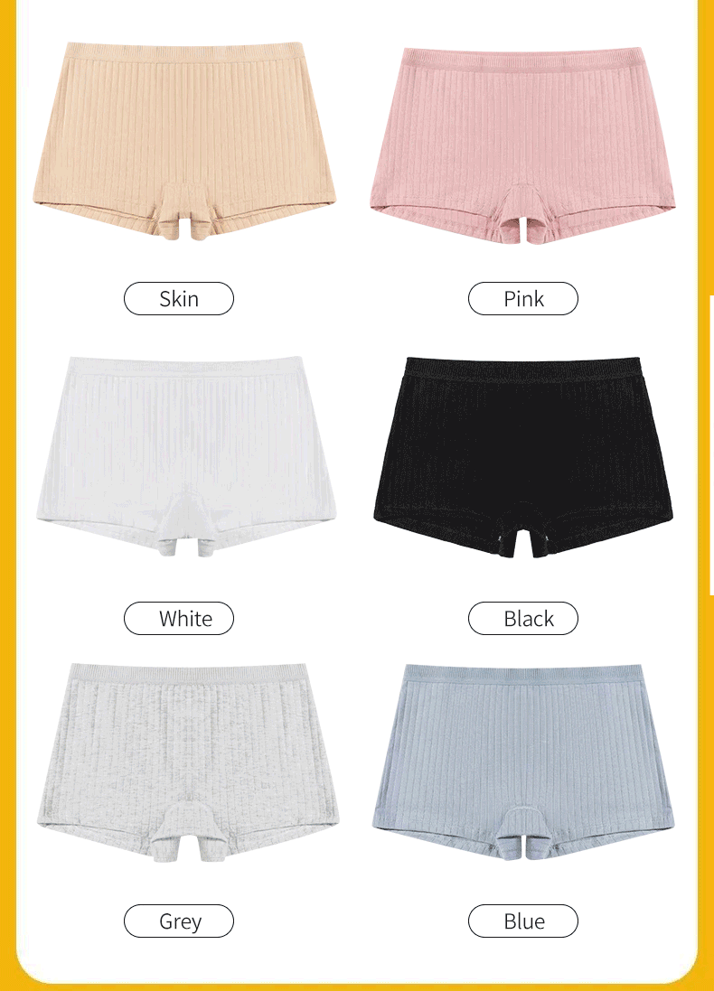 Mô tả Fallsweet Quần Lót Boxer cotton Lưng Vừa Mềm Mại Màu Trơn Chống Liền Mạch Gợi Cảm Cho Nam Và Nữ - 7
