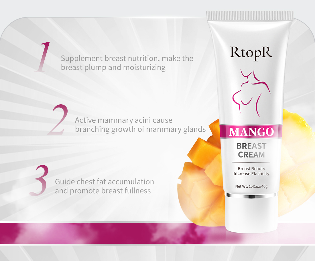 Mô tả Kem nở ngực RTOPR chiết xuất quả xoài massage săn chắc và nâng ngực cho nữ 40g RtopR Mango Breast Enlargement Cream - 3