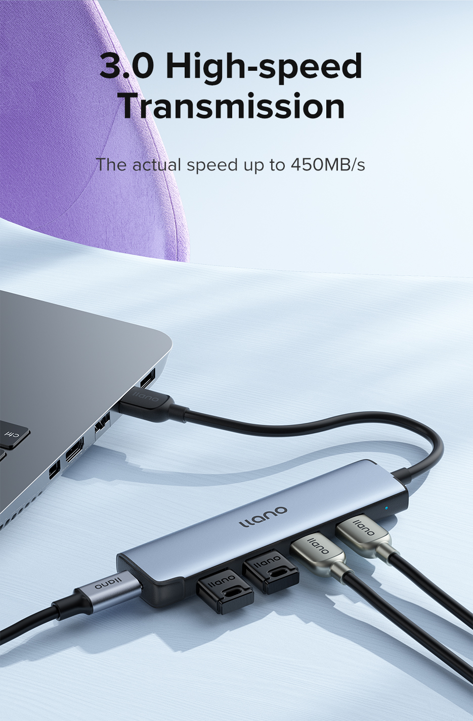 HUB LLANO USB 3.0
