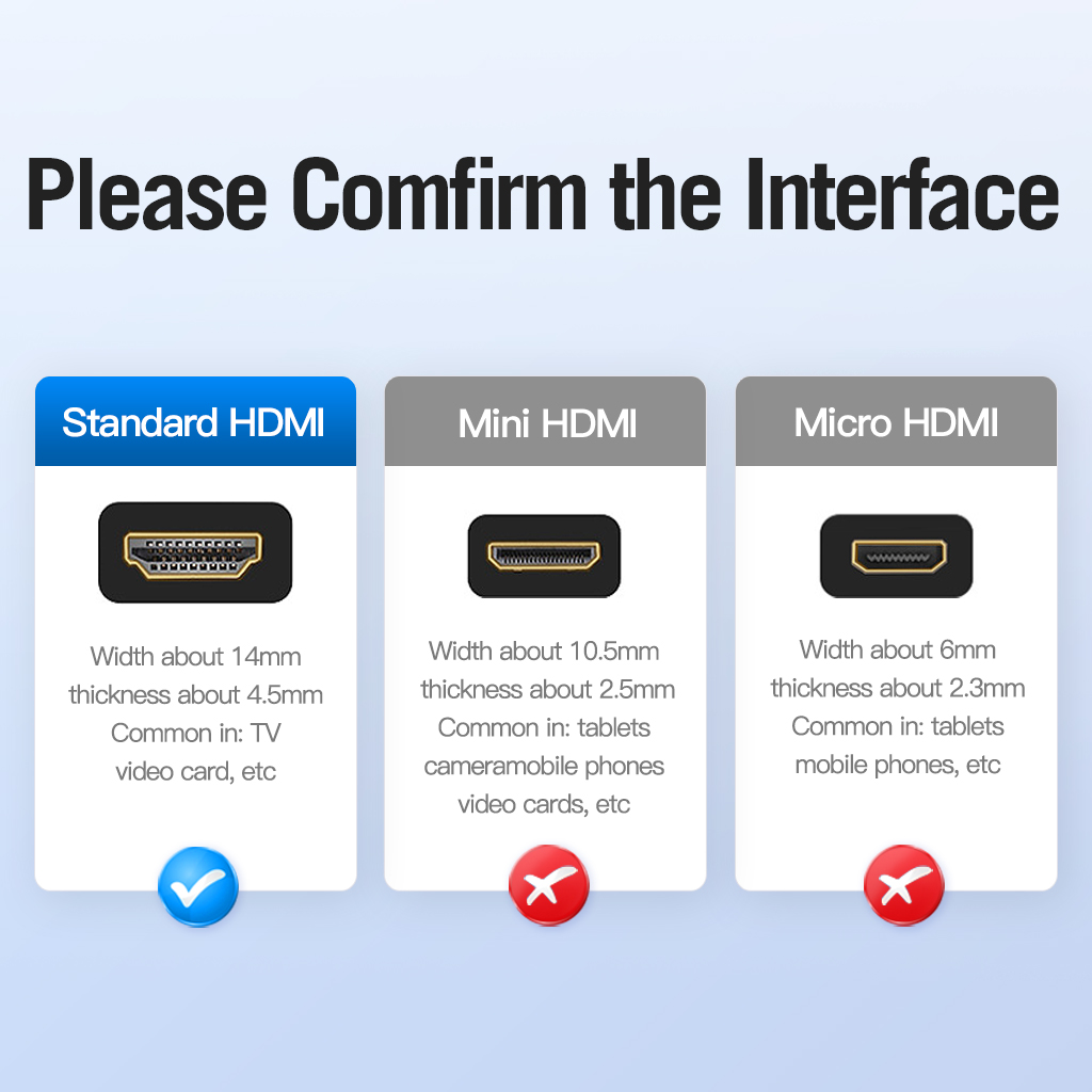 Mô tả Dây Cáp HDMI Vention 3D 4K Tốc Độ Cao Dạng Dẹt Đầu Mạ Vàng Cho Notebook/Máy Chiếu/TV/VR - 6