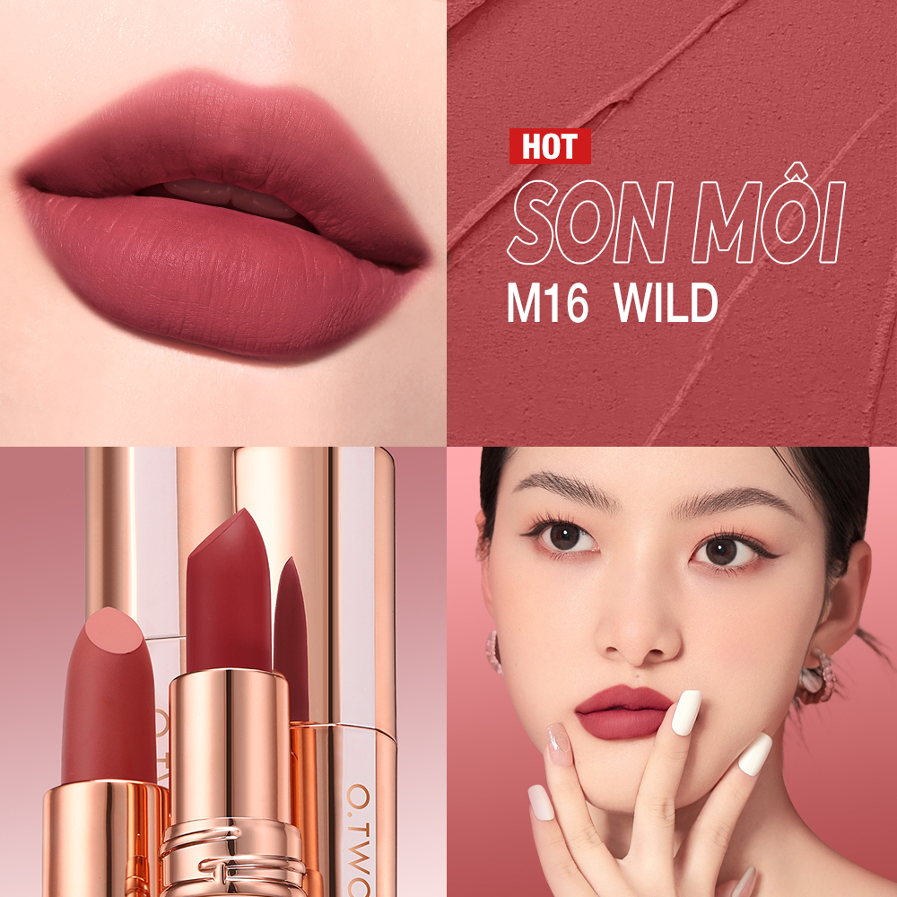 Son lì O.TWO.O màu M16 TRẺ