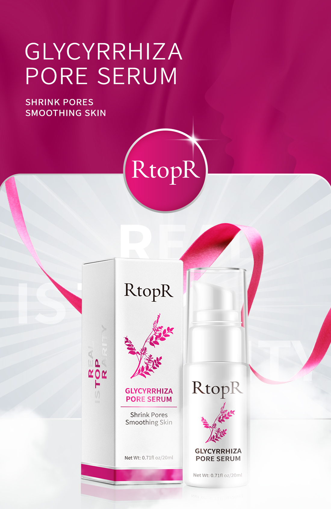 Mô tả RtopR Tinh chất phục hồi lỗ chân lông Glycyrrhiza 20ml - 1