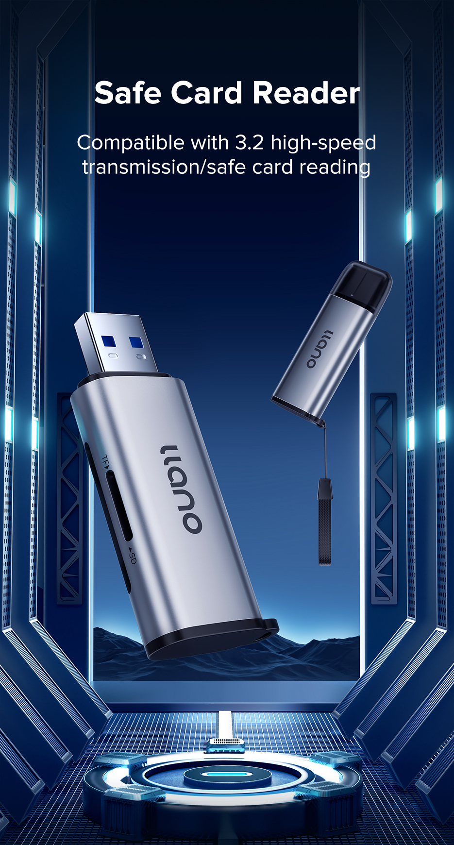 Đầu đọc thẻ nhớ LLANO USB 3.0 5Gbps