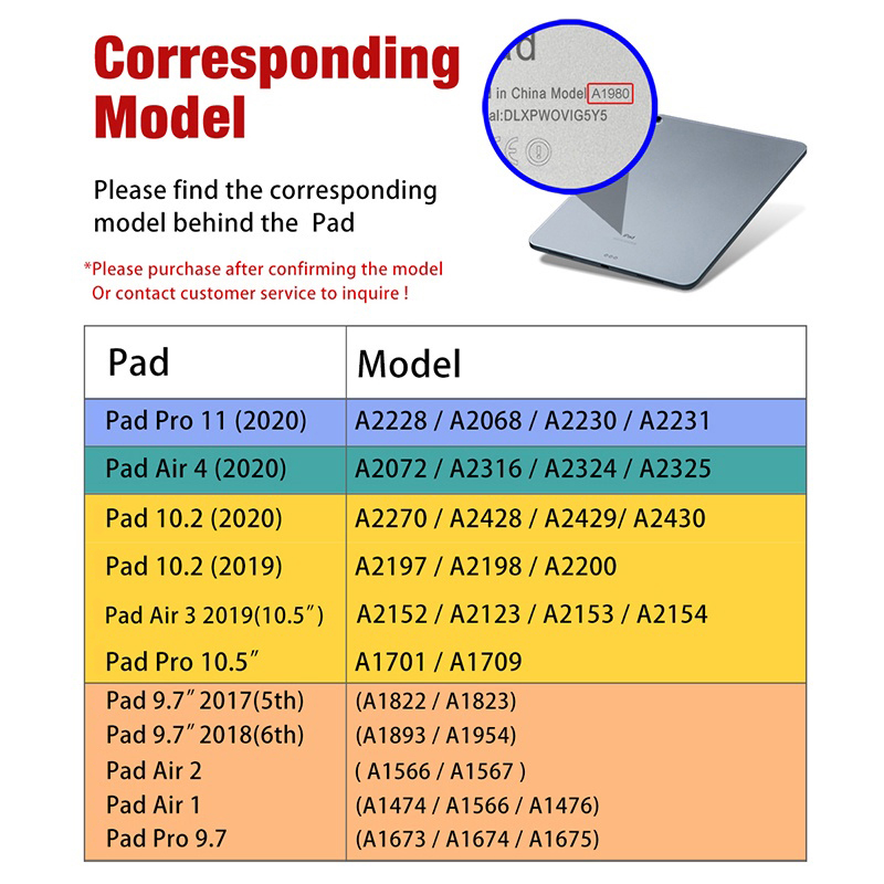 Mô tả Tbtic Cho iPad Ốp Lưng Air 7 M3 2025 6 Pro 11 2024 Air 5 4 10.9 11th A16 10th 9th 8th Gen 7th 10.2 Mini 6 Ốp Lưng Có Giá Đỡ Bút Chì 720° Xoay - 7