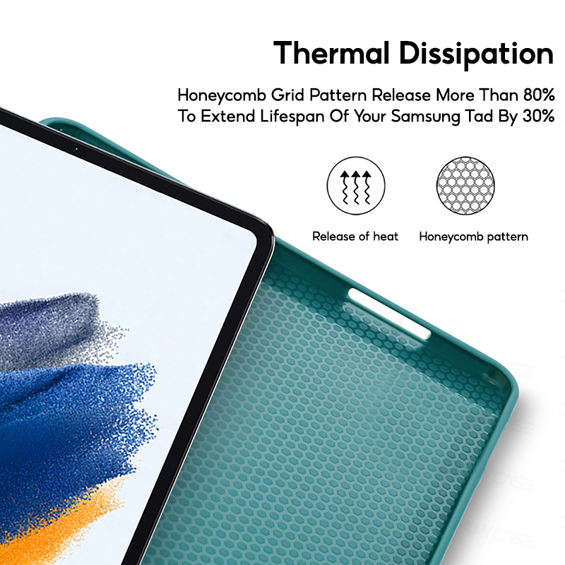 Mô tả TBTIC Cho Samsung Galaxy Tab S10 S9 FE S6 Lite 10.4 P620 P610 P615 P613 P619 A9 Plus A7 Lite 8.7 T225 10.4 T500 A8 10.5 X200 S7 11 T870 T875 S8 11 X700 Bao Da Lật - 3