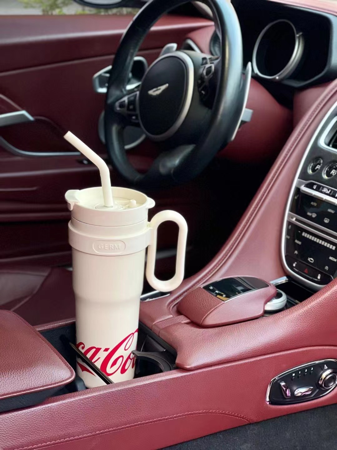 Mô tả STRAW CUP Germ capacity 750/1100ml 316 grade stainless steel material Coca Cola Co branded - 7