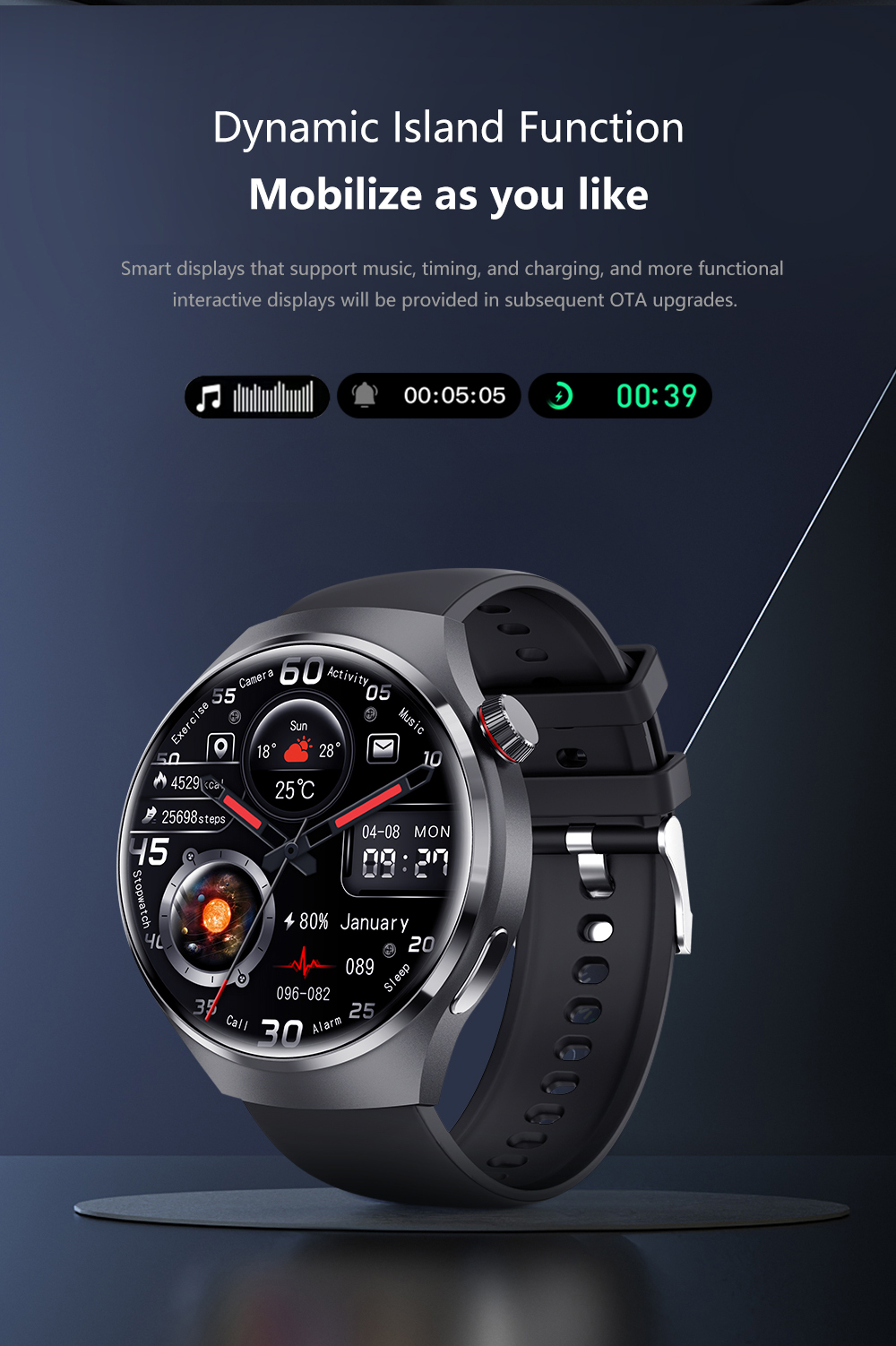 Các chế độ thể thao Smartwatch LIGE