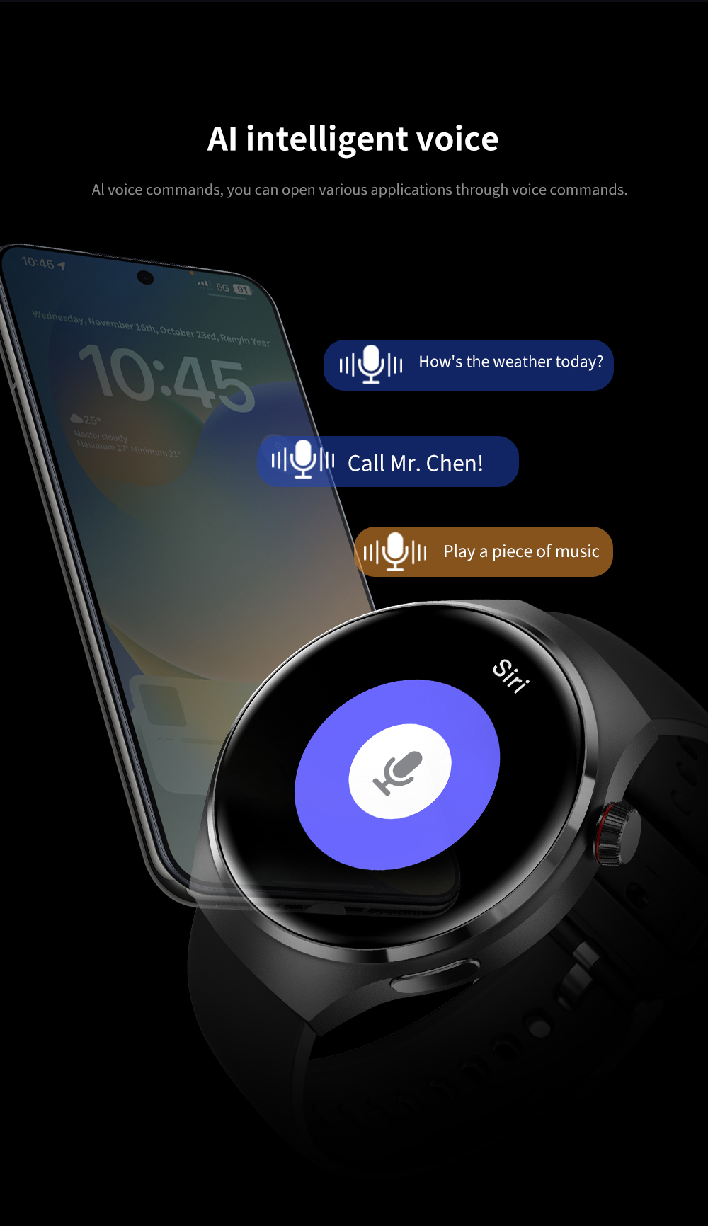 Các tính năng thông minh Smartwatch LIGE