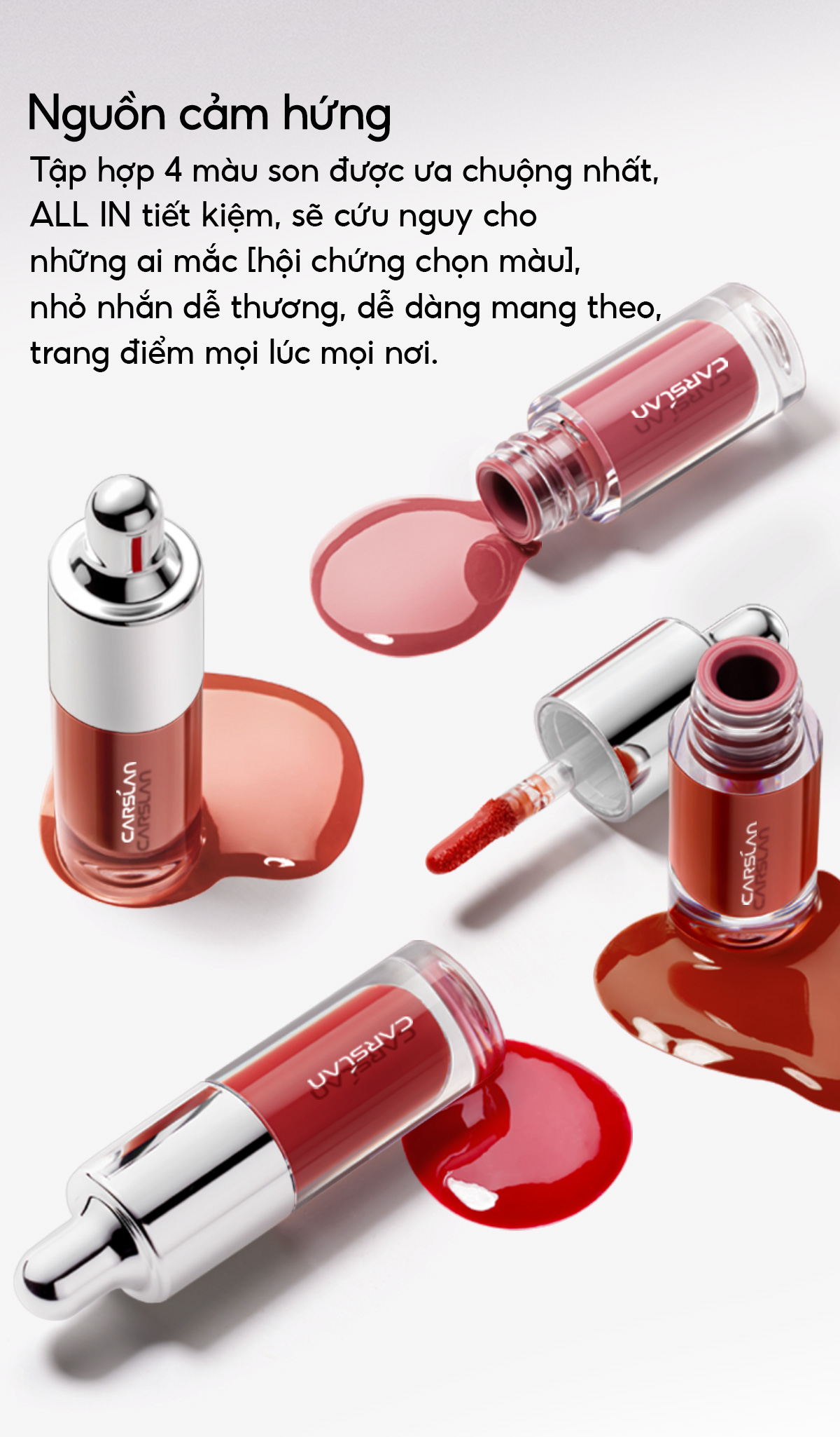 Serum Môi Carslan Son Tint Làm Sáng nếp nhăn môi trong 28 ngày Chất ...
