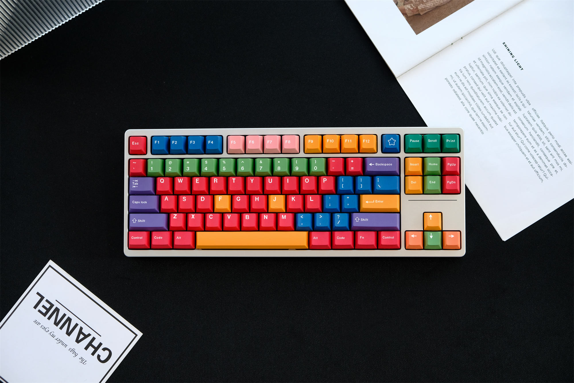 GMK Handarbeit Keycaps, 129 Phím Keycaps Anh Đào Hồ Sơ DYE-SUB Cá Tính ...