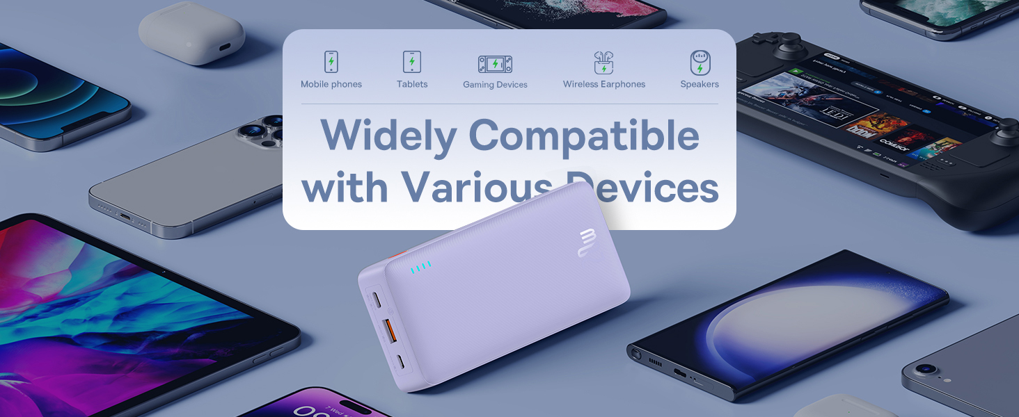 Mô tả Sạc dự phòng BASEUS có sạc nhanh 20W 20000mah thích hợp cho phone 15 / 14 / 13 / 12 xiaomi - 5