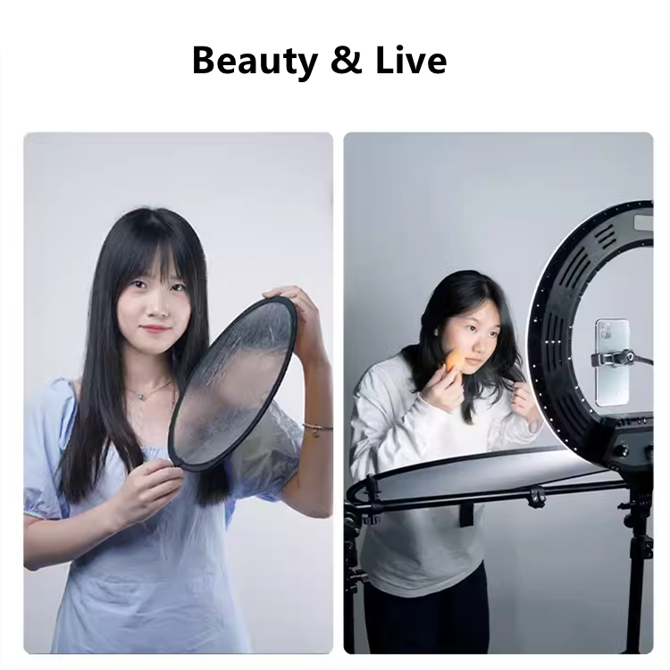 Mô tả Selens Đèn Phản Quang Chụp Ảnh Cầm Tay 30 / 60cm Màu Vàng / Bạc 2 Trong 1 - 2