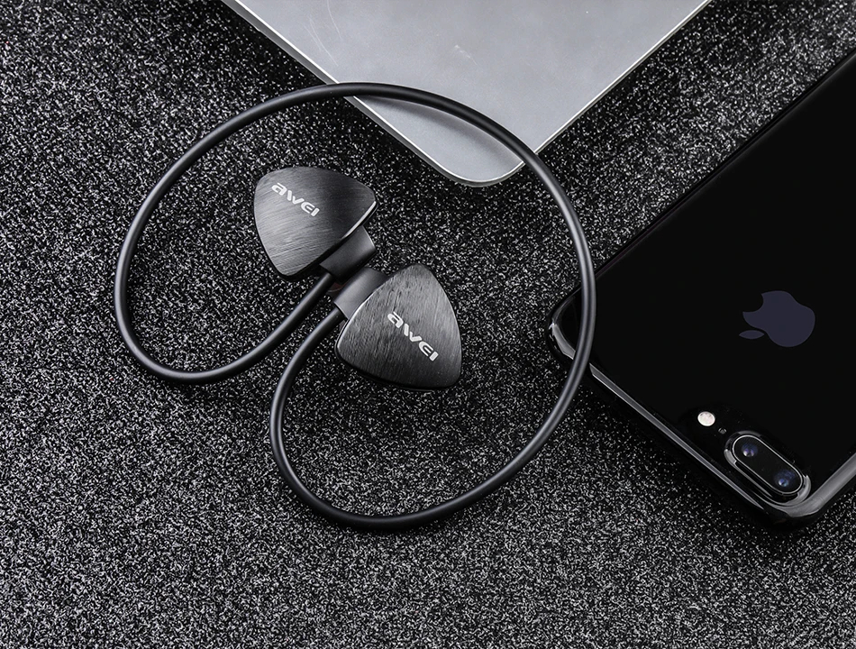 Mô tả Tai Nghe Thể Thao Awei A847BL Đeo Cổ Bluetooth Chống Nước IPX4 Cổ Mic HD chính hãng - 8