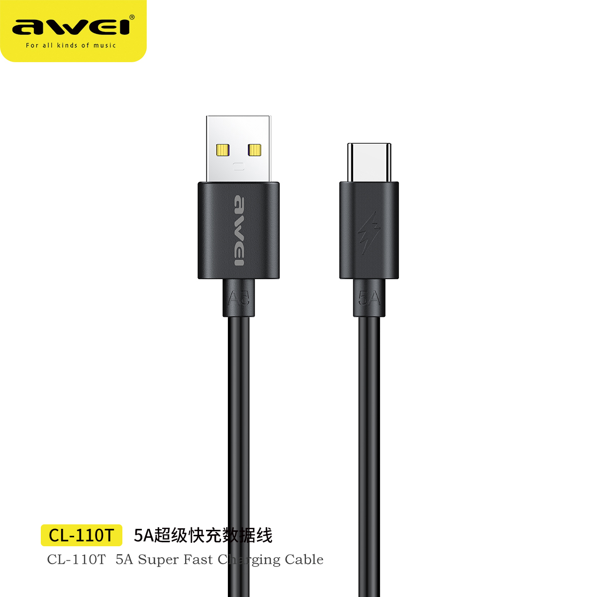 Mô tả Cáp sạc Awei CL-110T sạc nhanh USB Type C cho Android Chính hãng An Toàn Ổn Định - 9