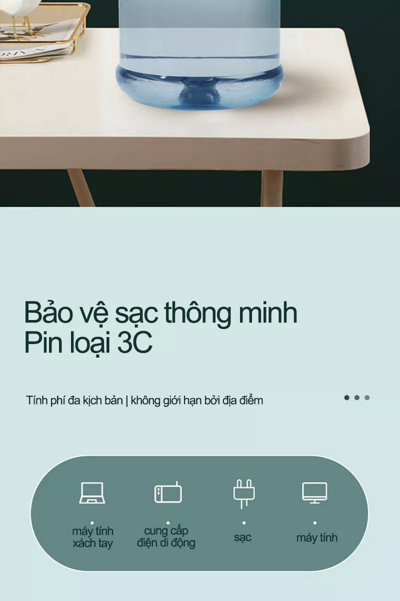 Máy bơm nước tự động sạc USB