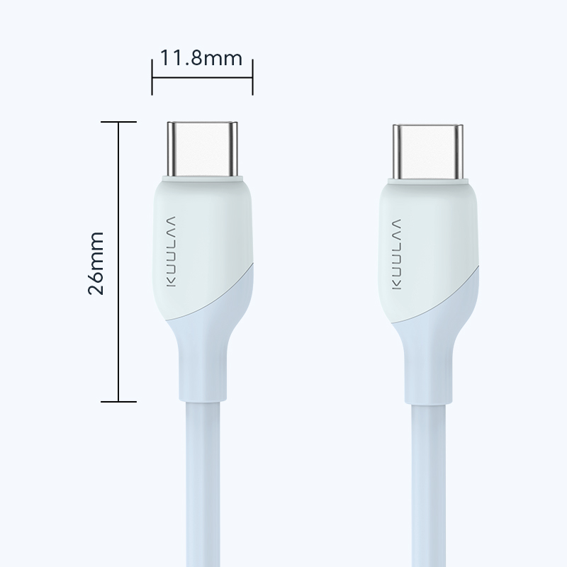 Mô tả Cáp sạc nhanh 
KUULAA USB type C 60w PD QC 4.0 60w thích hợp cho Iphone 15 pro max plus - 10