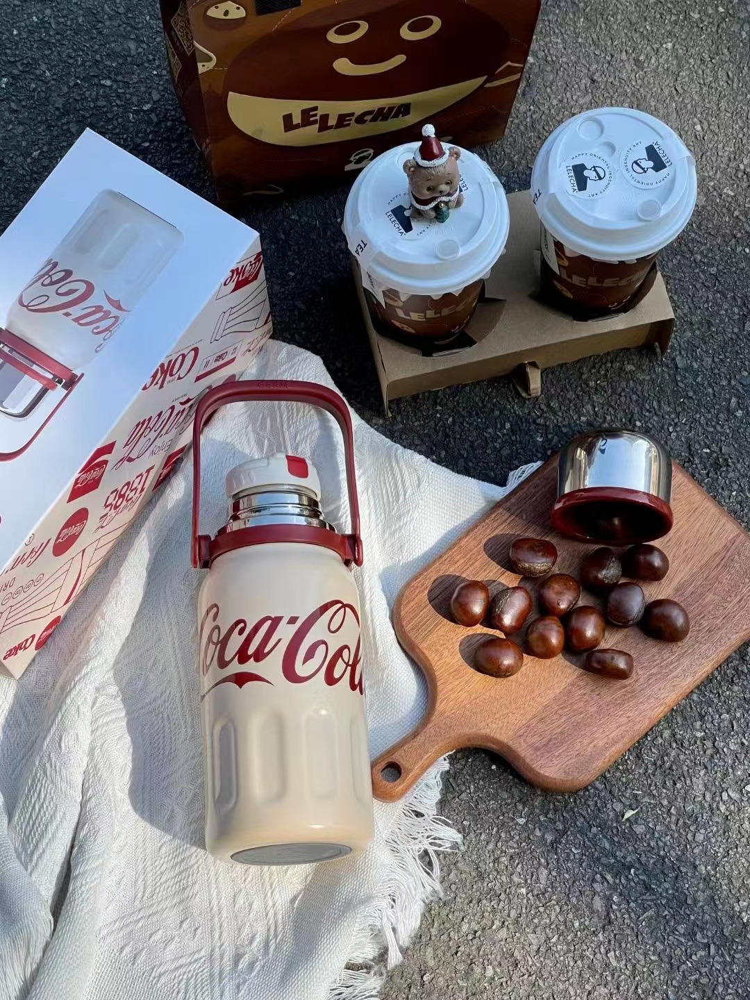 Mô tả Insulated cup Germ capacity 800ml 316 grade stainless steel material Coca Cola Co branded sports Cup - 5