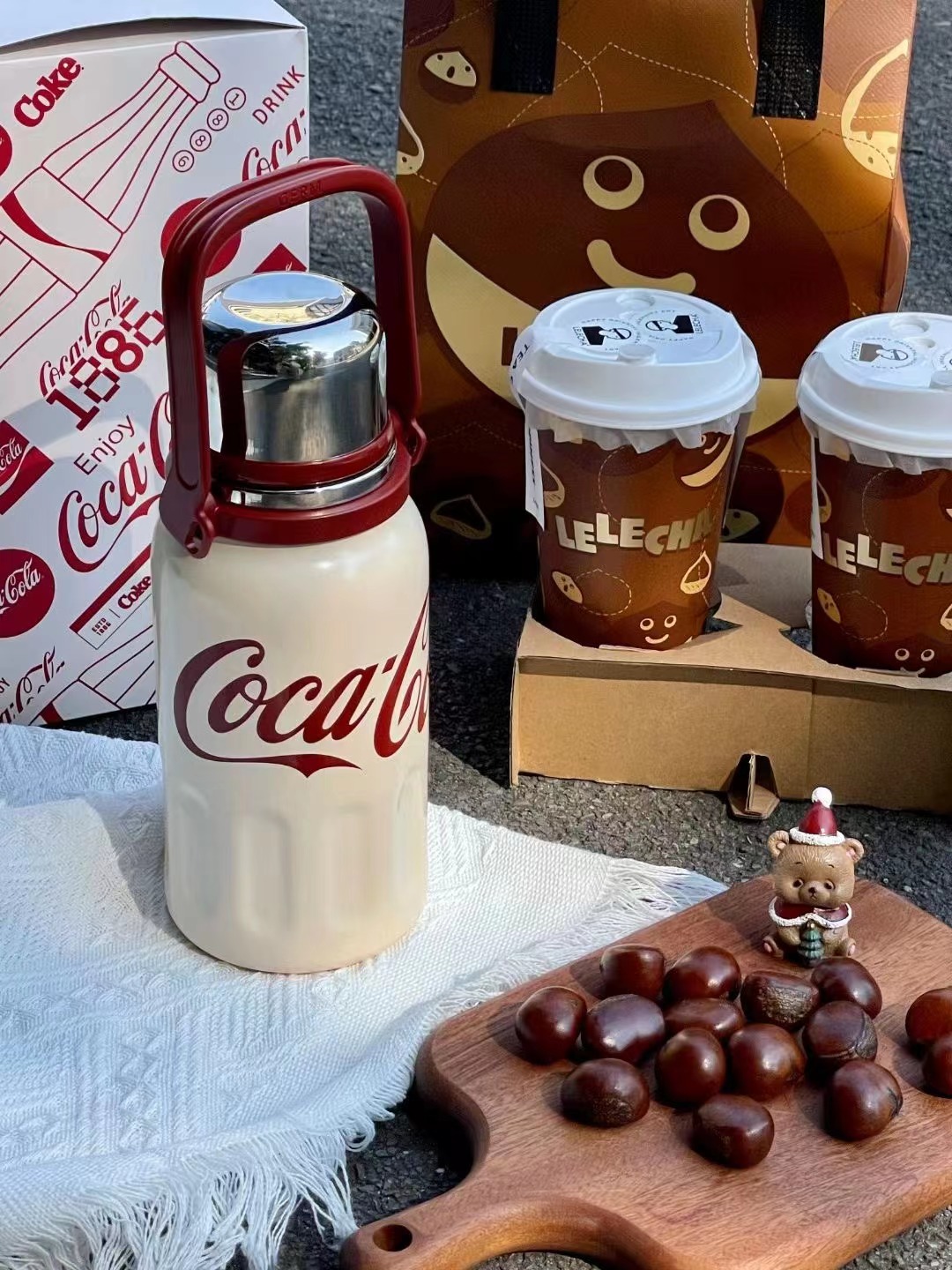 Mô tả Insulated cup Germ capacity 800ml 316 grade stainless steel material Coca Cola Co branded sports Cup - 6