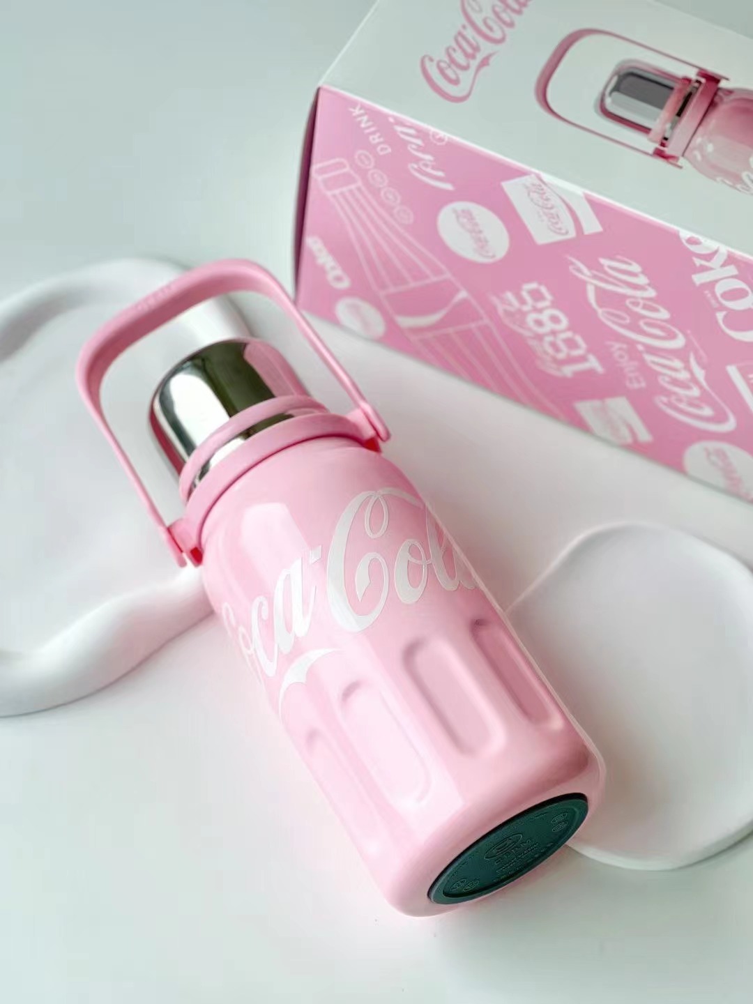 Mô tả Insulated cup Germ capacity 800ml 316 grade stainless steel material Coca Cola Co branded sports Cup - 10
