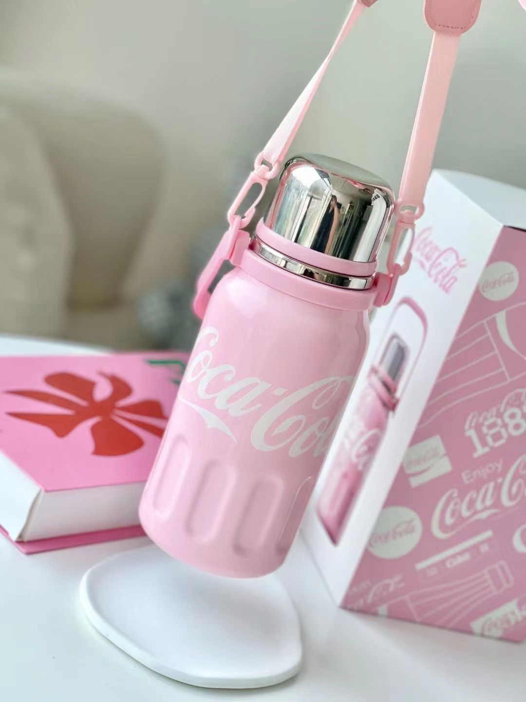 Mô tả Insulated cup Germ capacity 800ml 316 grade stainless steel material Coca Cola Co branded sports Cup - 12