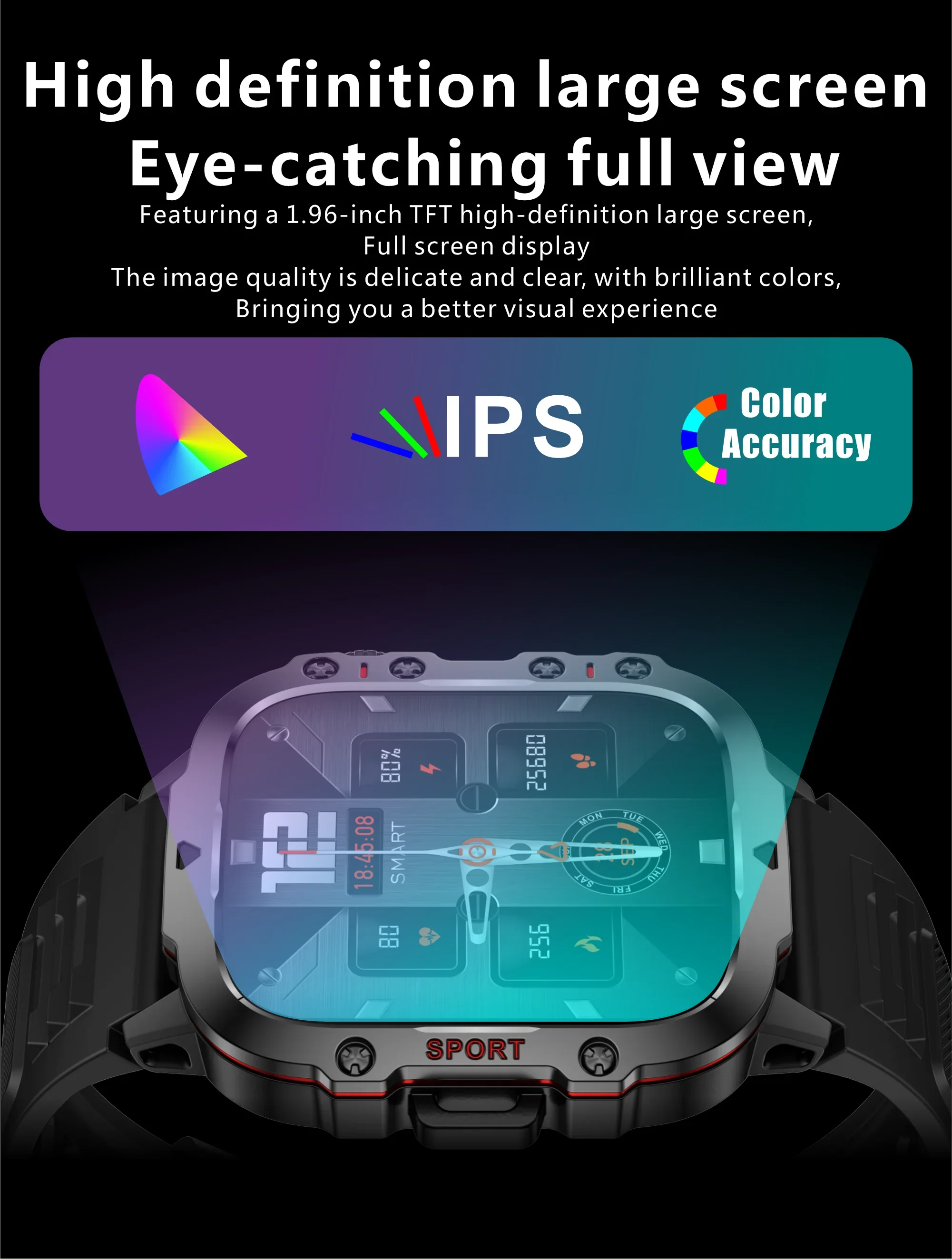 Lige Smartwatch Health Tracking
