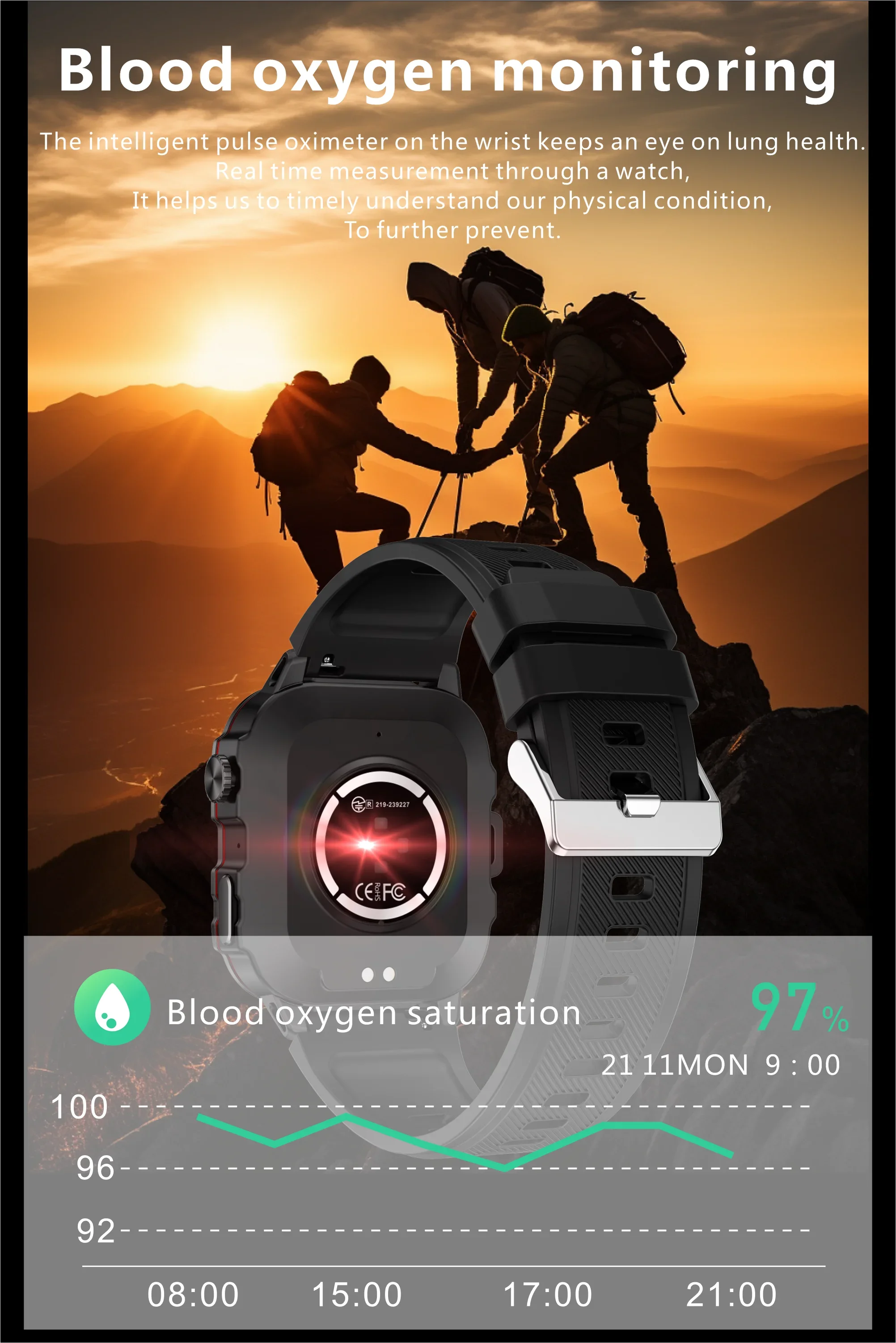Lige Smartwatch Battery